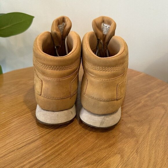 Timberland Women's Tan Leather Lace Up Outdoor Hiking Boots Size 9M - Picture 5 of 9